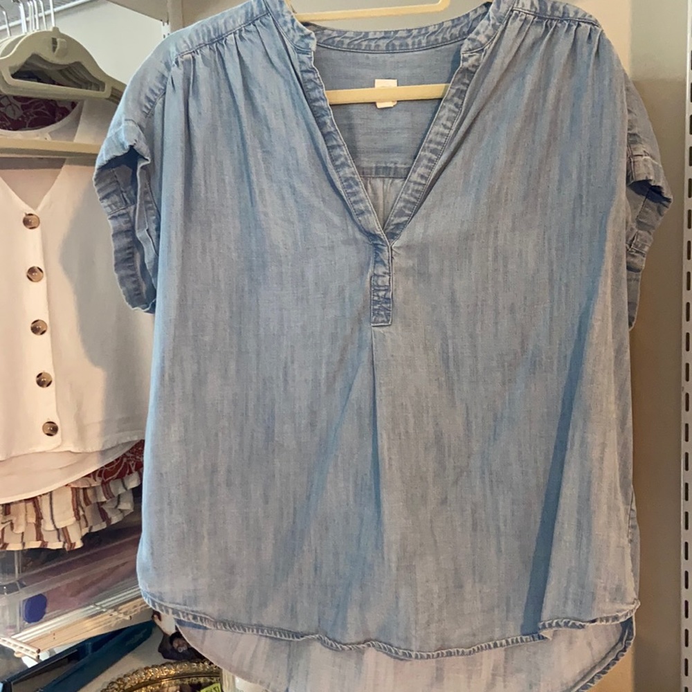 Gap Denim Blouse